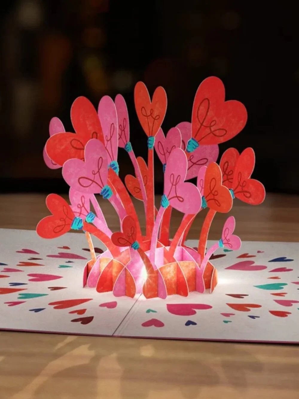 You Light Up My Life Light-Up Beautiful Pop-Up Card
